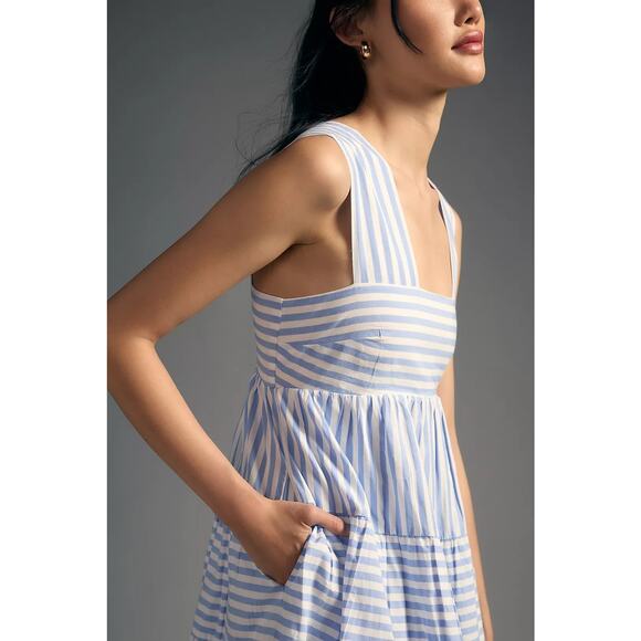 Anthropologie The Helena Square-Neck Babydoll Dress - Picture 5 of 6